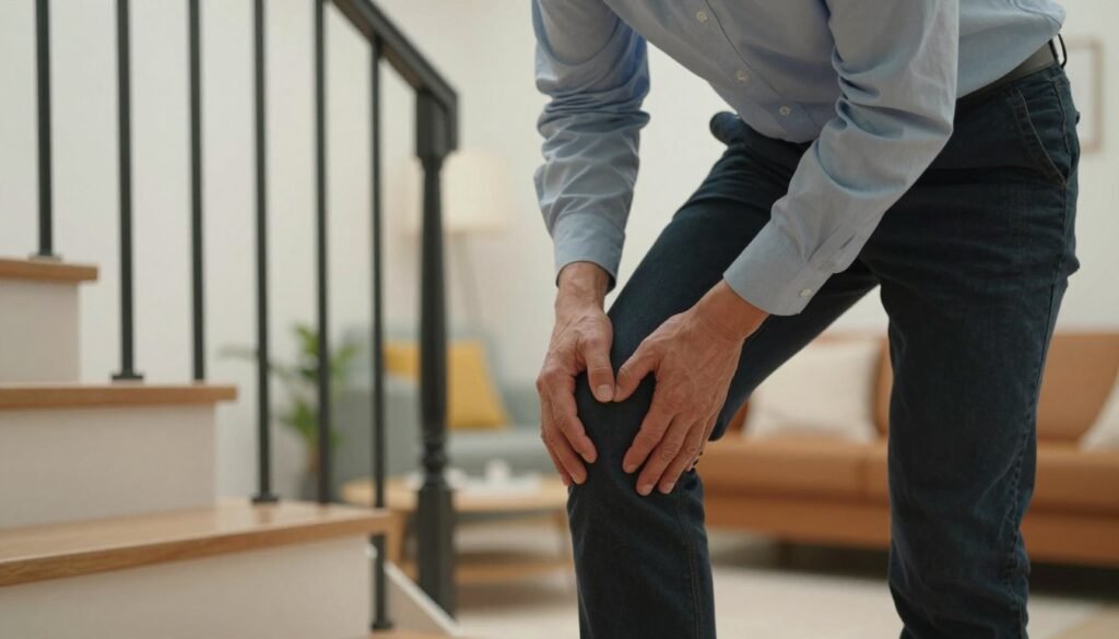 ألم الركبة عند صعود الدرج