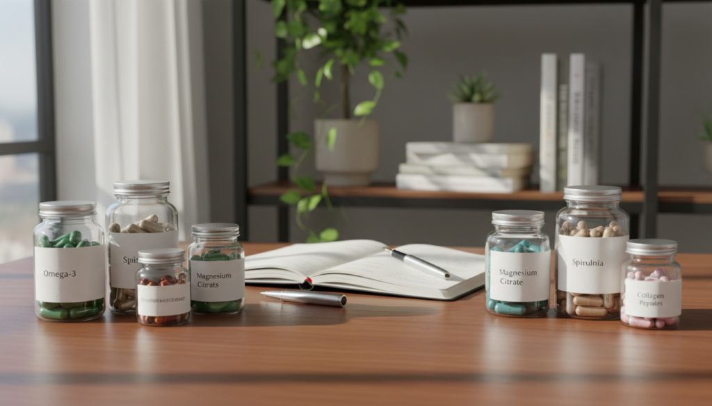 الجمع بين المكملات