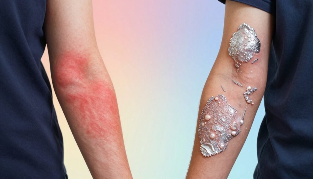 الفرق بين الأكزيما والصدفية