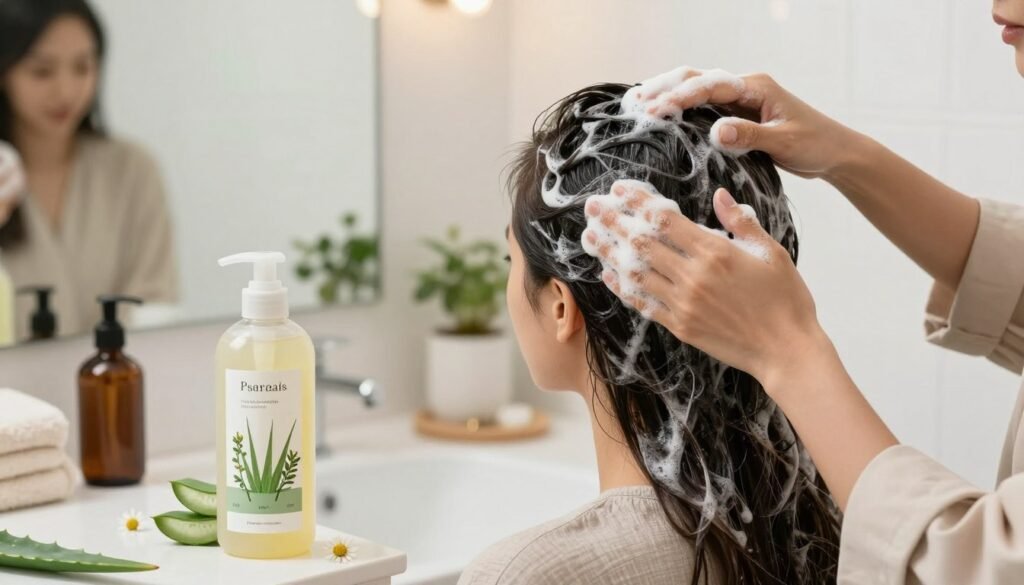 صدفية فروة الرأس